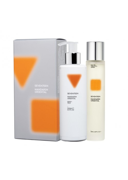 SEVENTEEN MANDARIN ORIENTAL SET BODY SILK 200ML AND EDT 50ML