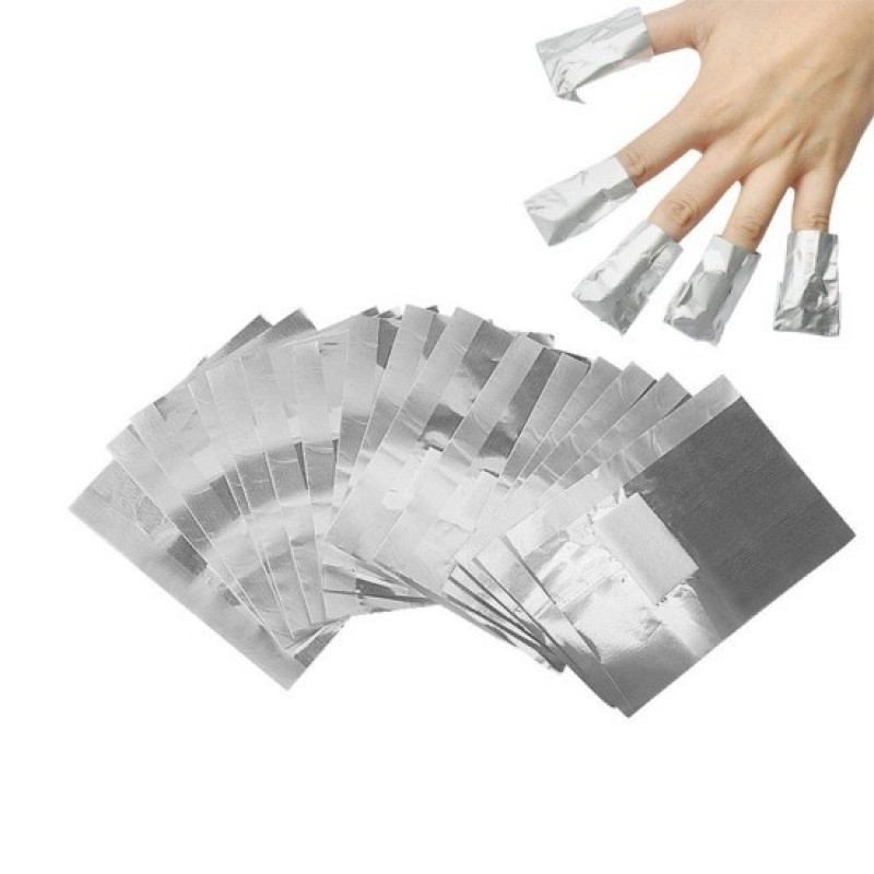 ΑΛΟΥΜΙΝΟΧΑΡΤΟ ΓΙΑ ΝΥΧΙΑ FOIL NAIL WRAPS 100TMX