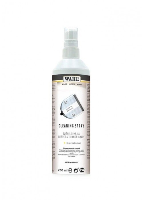WAHL CLEANING SPRAY CLIPPER AND TRIMMER BLADES 250ML