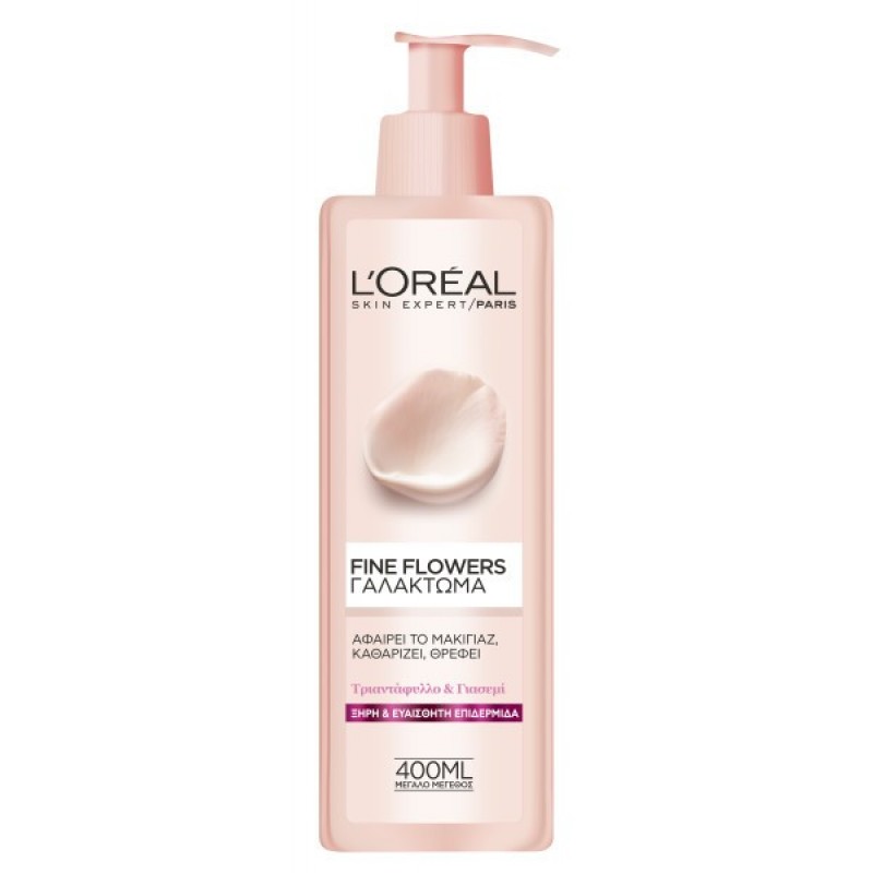LOREAL SKIN EXPERT FINE FLOWERS ΓΑΛΑΚΤΩΜΑ ΑΦΑΙΡΕΣΗΣ ΜΕΪΚΑΠ ΓΙΑ ΞΗΡΗ ΕΠΙΔΕΡΜΙΔΑ 400ML