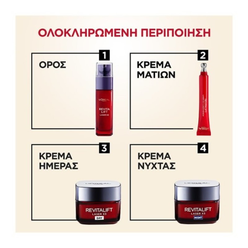 LOREAL REVITALIFT LASER RENEW ΑΝΤΙΓΗΡΑΝΤΙΚΗ ΚΡΕΜΑ-ΜΑΣΚΑ ΝΥΚΤΟΣ 50ML