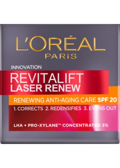 LOREAL REVITALIFT LASER RENEW ΑΝΤΙΓΗΡΑΝΤΙΚΗ ΚΡΕΜΑ ΗΜΕΡΑΣ SPF20 50ML