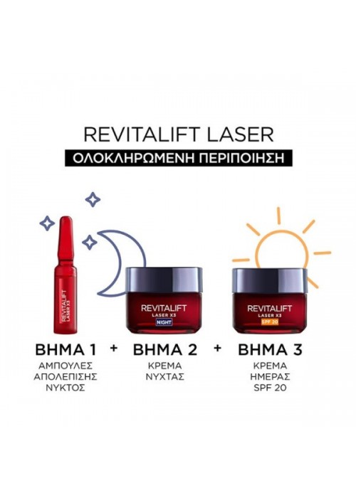 LOREAL REVITALIFT LASER ΑΜΠΟΥΛΕΣ ΑΝΑΔΟΜΗΣΗΣ 7X1ML