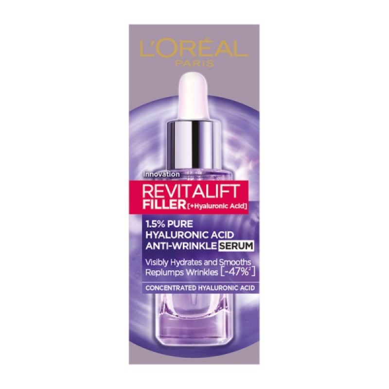 LOREAL REVITALIFT FILLER HYALURONIC ANTI-WRINKLE SERUM 30ML