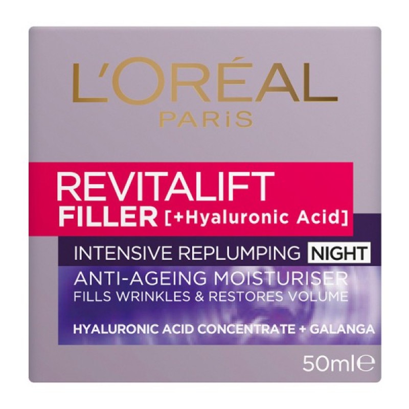 LOREAL REVITALIFT FILLER ΑΝΤΙΓΗΡΑΝΤΙΚΗ ΚΡΕΜΑ ΝΥΚΤΟΣ 50ML