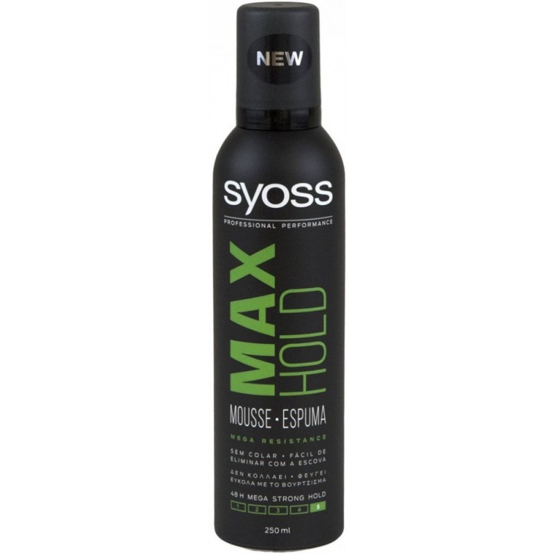 SYOSS ΑΦΡΟΣ ΜΑΛΛΙΩΝ ΜΑΧ HOLD 250ML