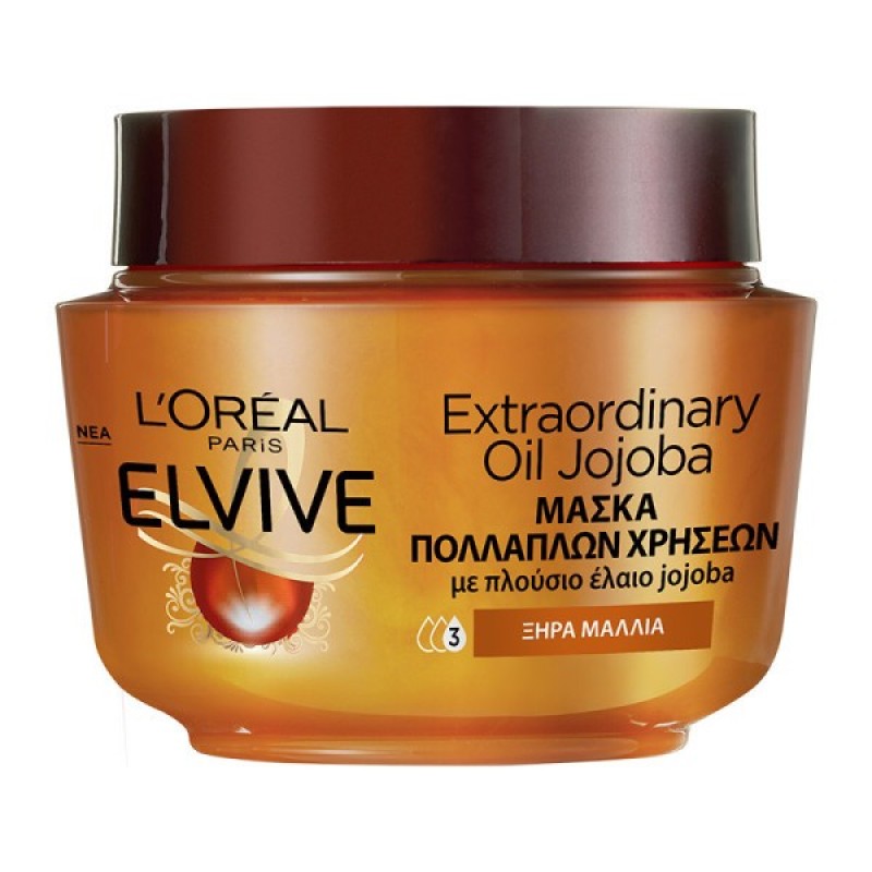 ELVIVE ΜΑΣΚΑ ΜΑΛΛΙΩΝ EXTRAORDINARY OIL JOJOBA 300ML