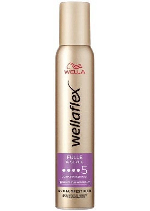 WELLAFLEX ΑΦΡΟΣ ΜΑΛΛΙΩΝ FULL AND STYLE N.5 200ML