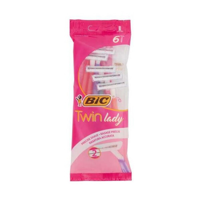 BIC ΞΥΡΑΦΑΚΙΑ TWIN LADY SENSITIVE 6T