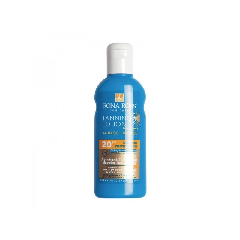 RONA ROSS TANNING LOTION SPF 20 150ML