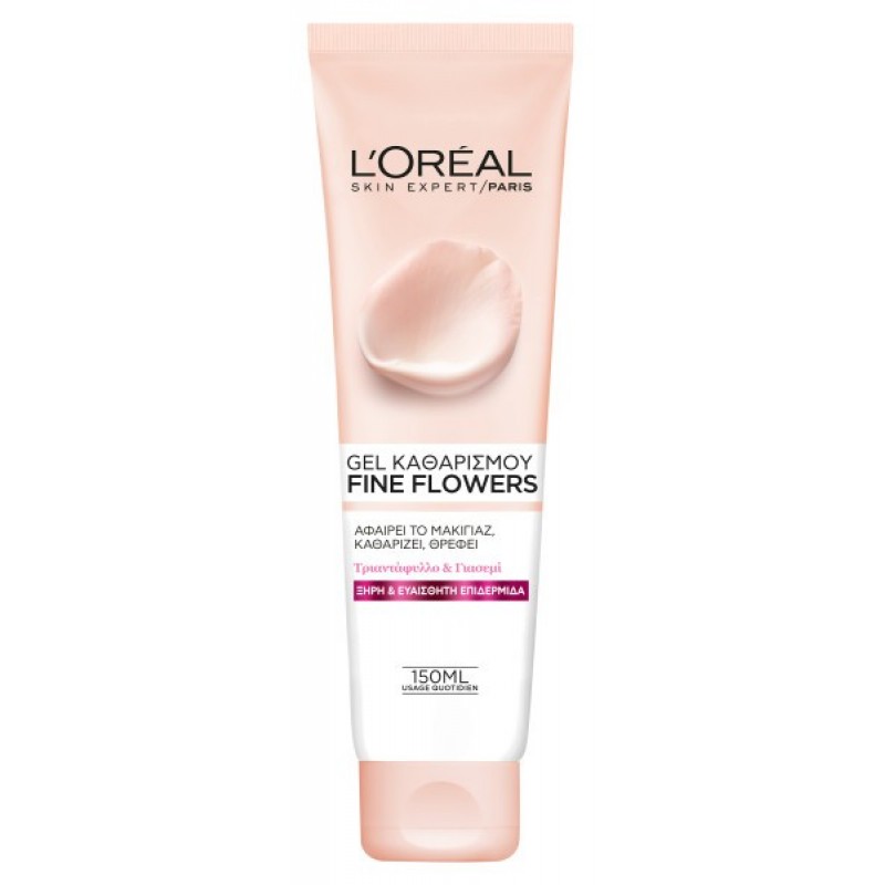 LOREAL SKIN EXPERT FINE FLOWERS ΤΖΕΛ ΚΑΘΑΡΙΣΜΟΥ ΓΙΑ ΞΗΡΟ ΔΕΡΜΑ 150ML