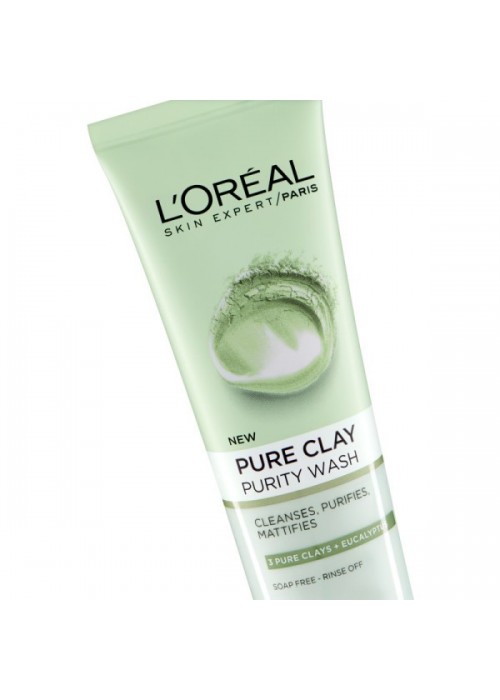 LOREAL SKIN EXPERT PURE CLAY PURITY ΚΑΘΑΡΙΣΜΟΣ ΠΡΟΣΩΠΟΥ 150ML