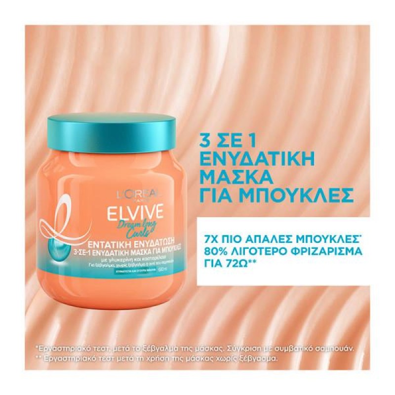 ELVIVE DREAM LONG CURL ΜΑΣΚΑ ΜΑΛΛΙΩΝ 680ML