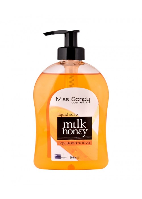 MISS SANDY LIQUID SOAP ΜΙLK AND HONEY 300ΜL