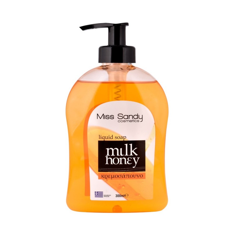 MISS SANDY LIQUID SOAP ΜΙLK AND HONEY 300ΜL