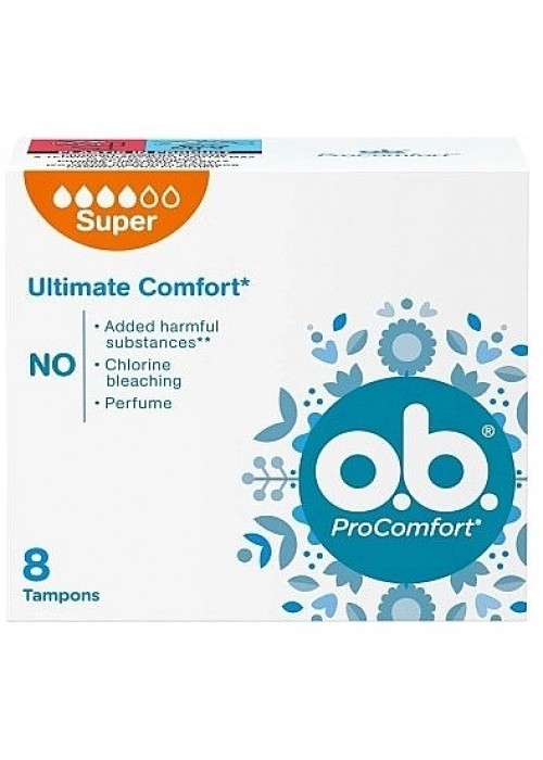 O.B PROCOMFORT TAMPONS SUPER 8TEM