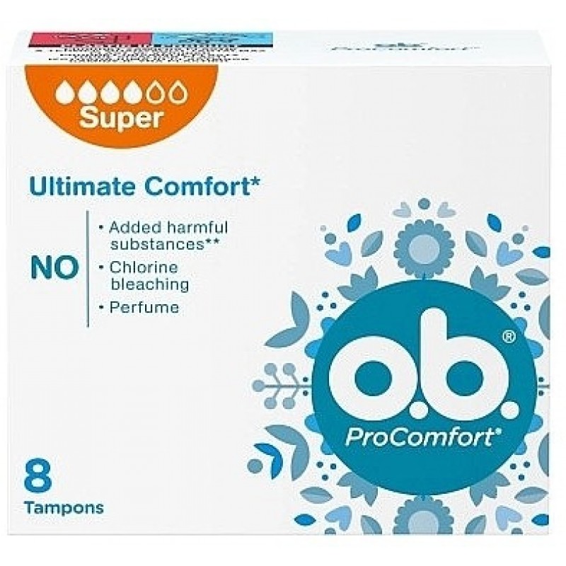 O.B PROCOMFORT TAMPONS SUPER 8TEM