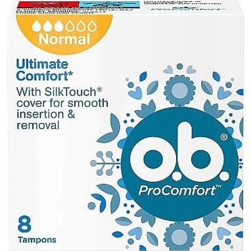 O.B PROCOMFORT TAMPONS NORMAL 8TEM