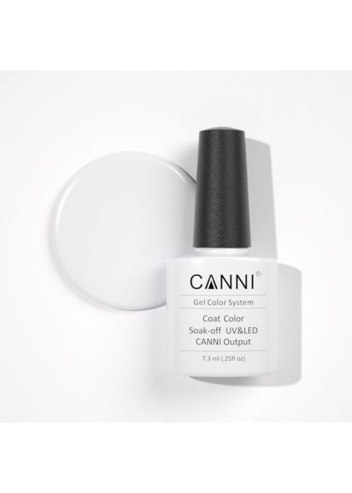 CANNI HYBRID NAIL COLOR N.023 PURE WHITE 7.3ML