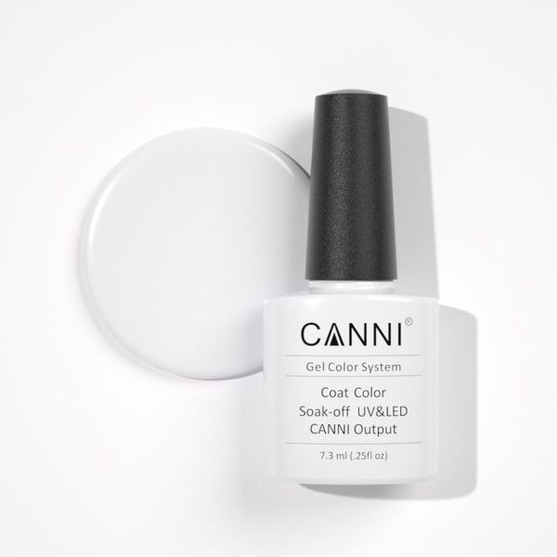 CANNI HYBRID NAIL COLOR N.023 PURE WHITE 7.3ML