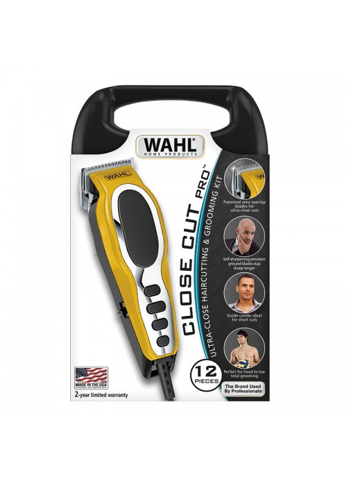 WAHL CLOSE CUT PRO HAIRCUT MACHINE KIT 12PCS