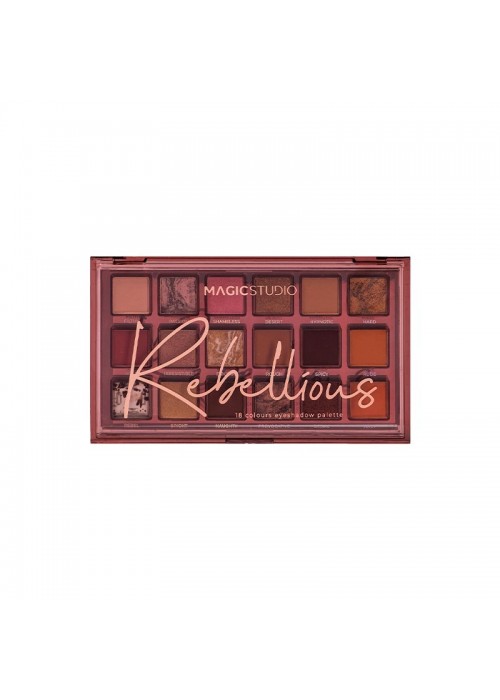 IDC REBELLIOUS EYESHADOW PALETTE 18 ΧΡΩΜΑΤΑ