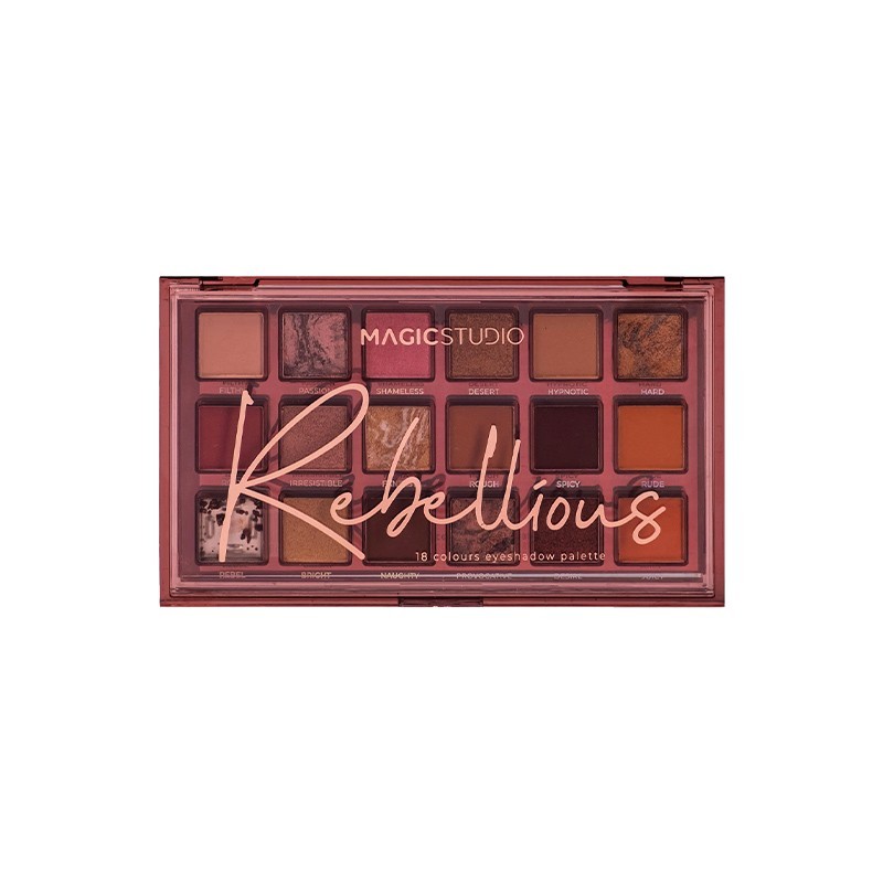 IDC REBELLIOUS EYESHADOW PALETTE 18 ΧΡΩΜΑΤΑ