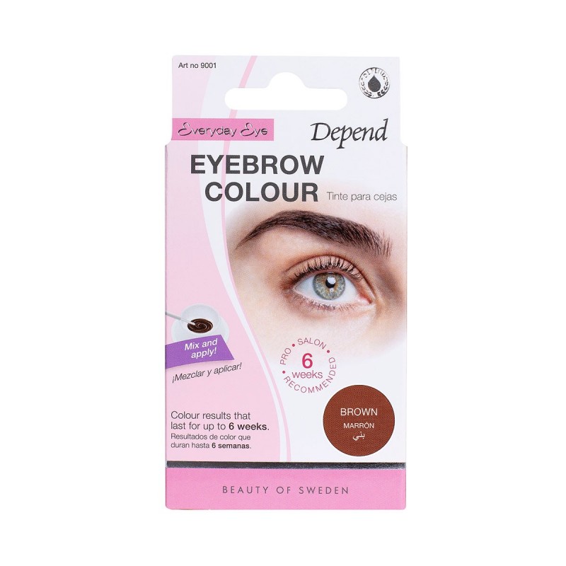 DEPEND MIX AND APPLY EYEBROW COLOUR BROWN
