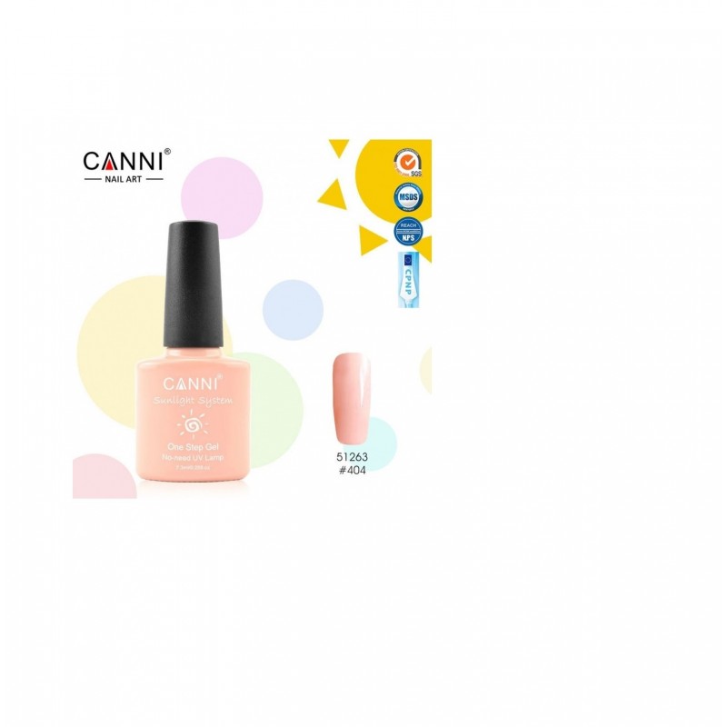 CANNI HYBRID NAIL COLOR N.404 7.3ML