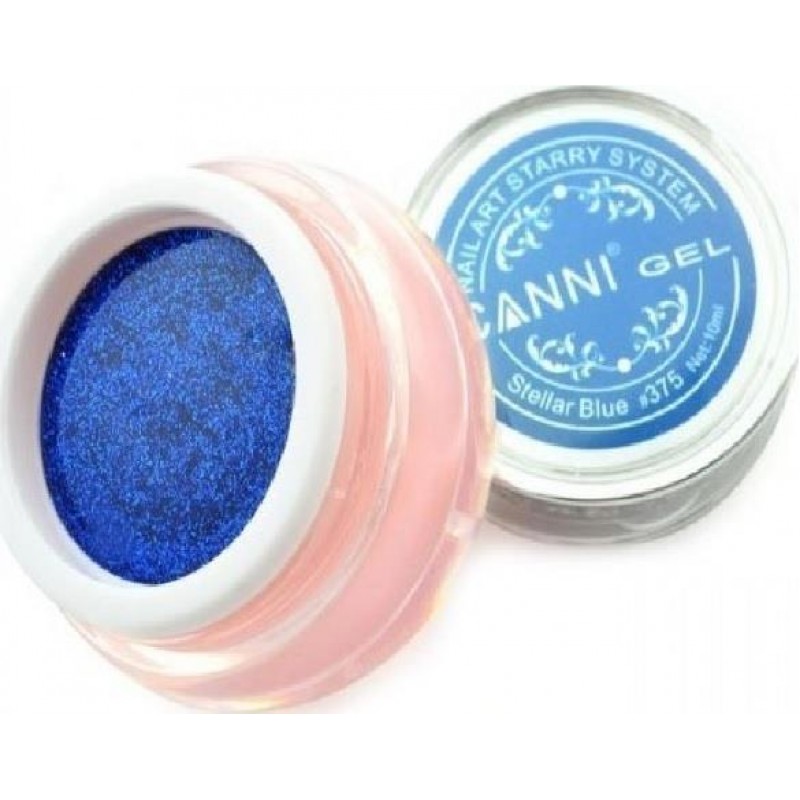 CANNI GEL STARRY UV N.375 STELLAR BLUE 10ML