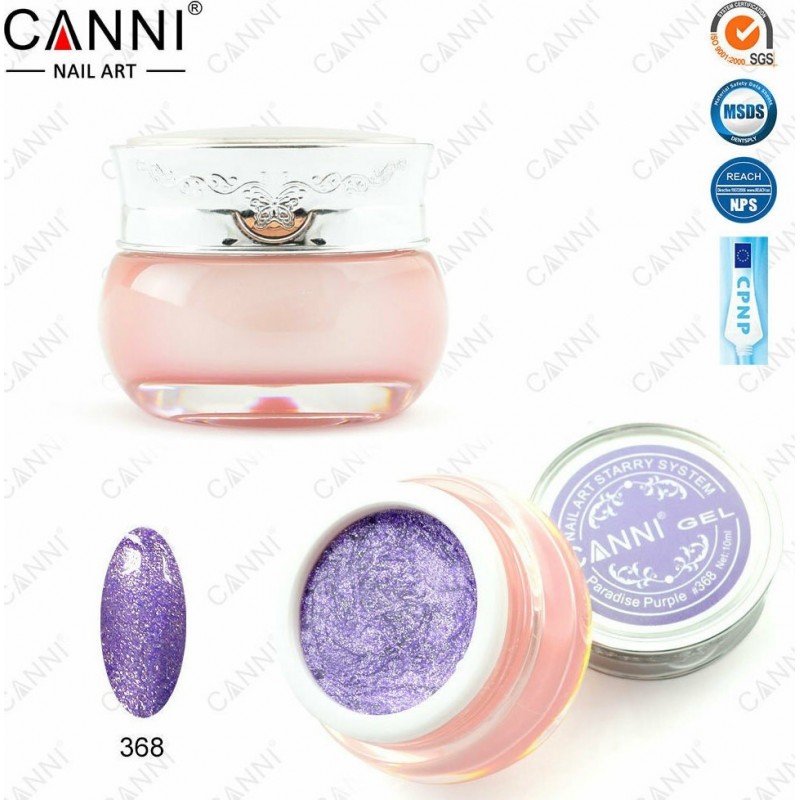 CANNI GEL STARRY UV N.368 PARADISE PURLPE 10ML