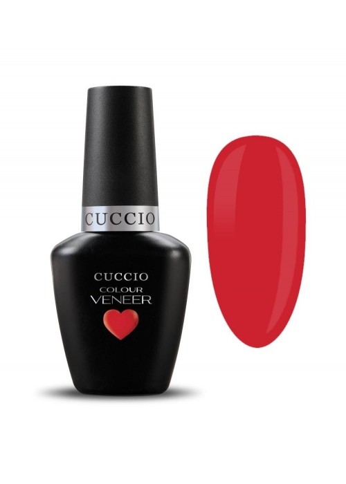 CUCCIO HYBRID NAIL COLOR VENEER N.6017 RED LIGHTS IN AMSTERDAM