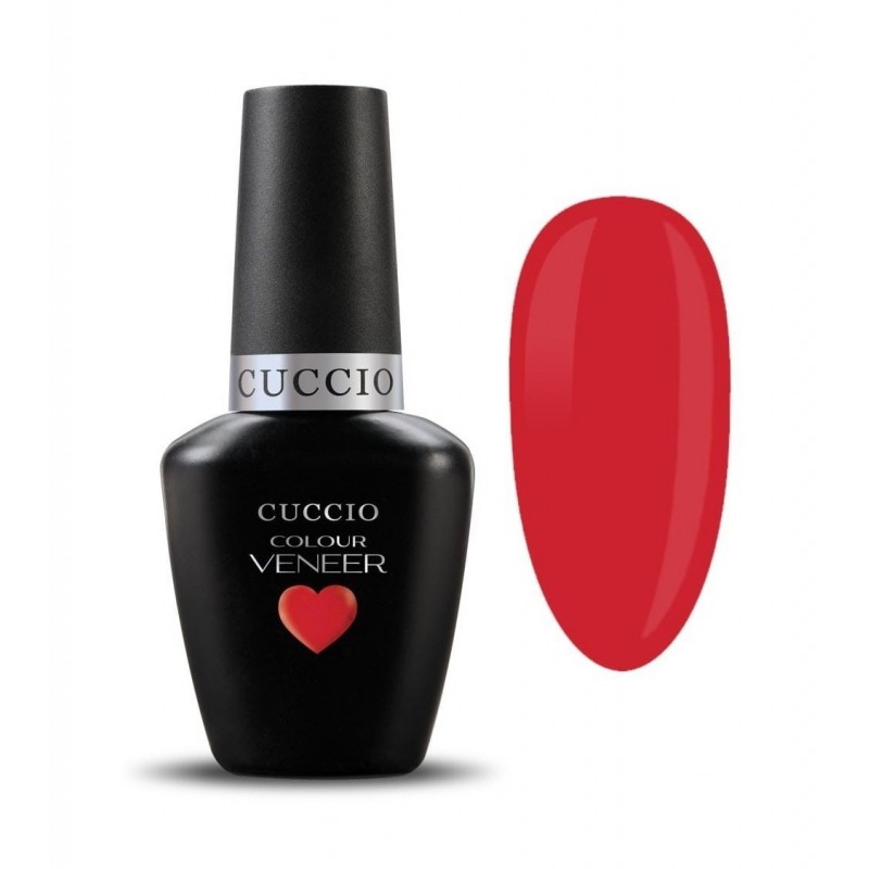 CUCCIO HYBRID NAIL COLOR VENEER N.6017 RED LIGHTS IN AMSTERDAM