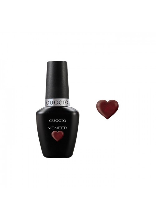 CUCCIO HYBRID NAIL COLOR VENEER N.6029 13ML ΒΑΘΥ ΜΕΤΑΛΛΙΚΟ ΚΟΚΚΙΝΟ