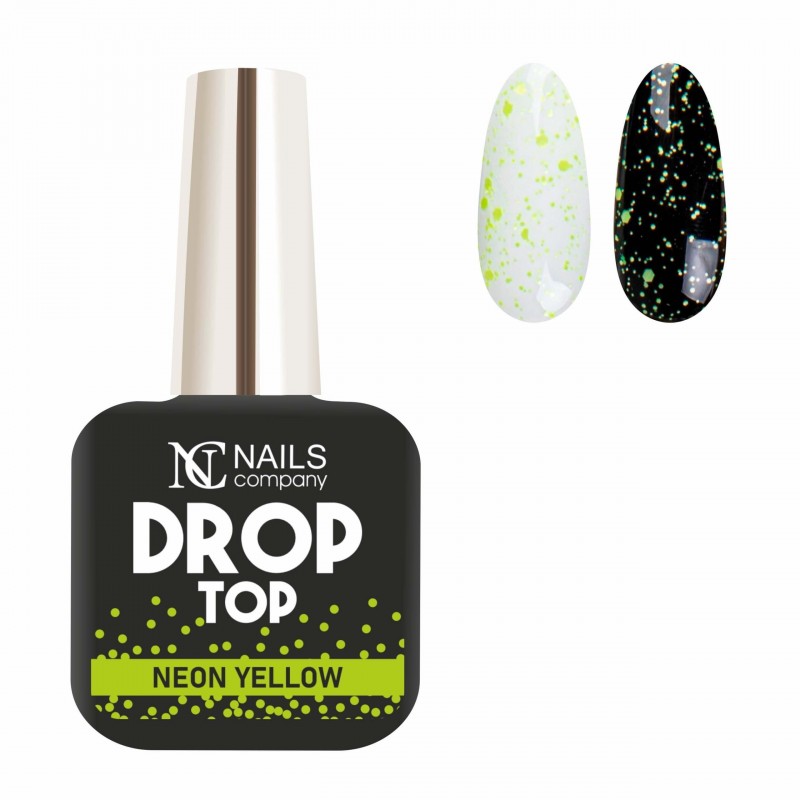 NC NAILS TOP COAT DROP NEON YELLOW 11ML