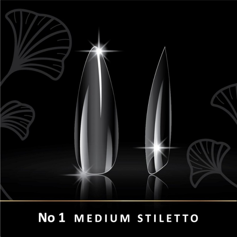 ΝΥΧΙΑ SOFT GELS WOWW STILETTO MEDIOUM N.1 240ΤΕΜ