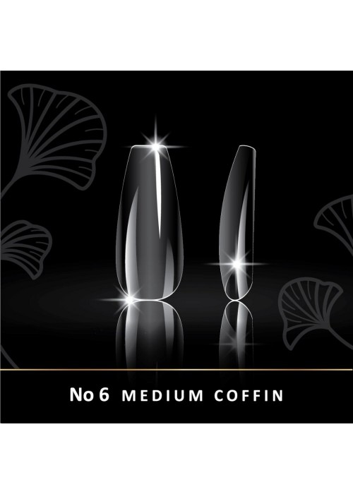 ΝΥΧΙΑ SOFT GELS WOWW COFFIN MEDIOUM  N.6 240ΤΕΜ