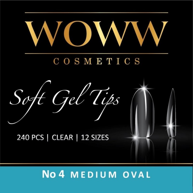 ΝΥΧΙΑ SOFT GELS WOWW OVAL MEDIOUM N.4 240ΤΕΜ