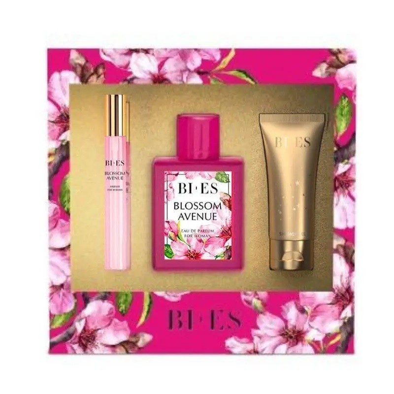 BI-ES BLOSSOM AVENUE SET EDP 100ML + SHOWER GEL 50ML + PARFUM 12ML