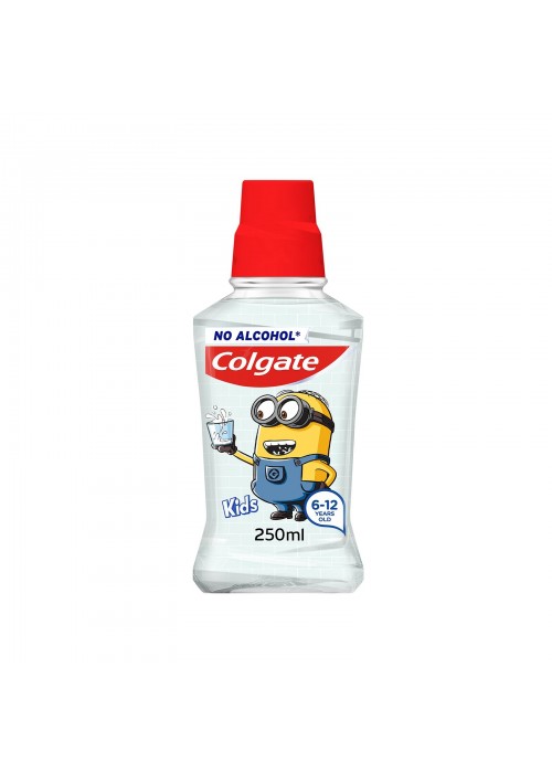 COLGATE ΣΤΟΜΑΤΙΚΟ ΔΙΑΛΥΜΑ ΓΙΑ ΠΑΙΔΙΑ (6-12)  MINIONS 250ΜL