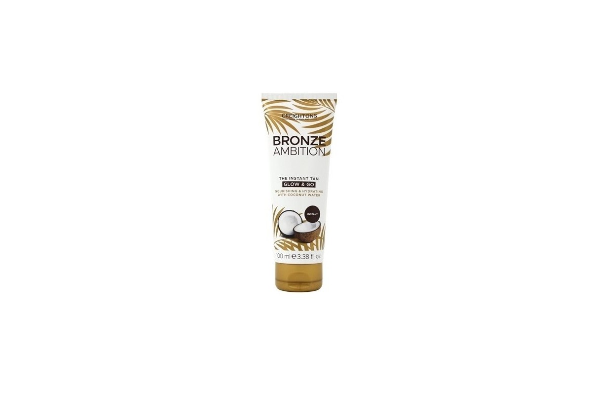 GREIGHTONS BRONZE AMBITION INSTANT TAN GLOW AND GO (ΚΑΡΥΔΑ) 100ML