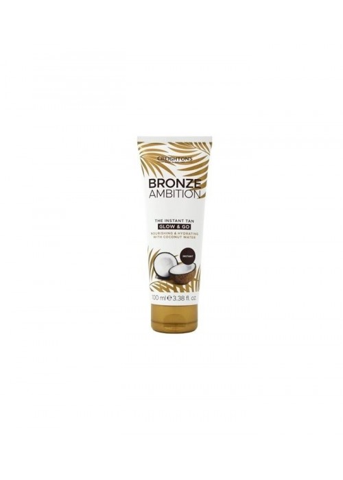 GREIGHTONS BRONZE AMBITION INSTANT TAN GLOW AND GO (ΚΑΡΥΔΑ) 100ML