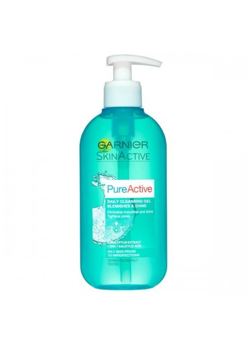 GARNIER SKINACTIVE PURE ACTIVE ΤΖΕΛ ΚΑΘΑΡΙΣΜΟΥ (ΛΙΠΑΡΟ ΔΕΡΜΑ) 200ML