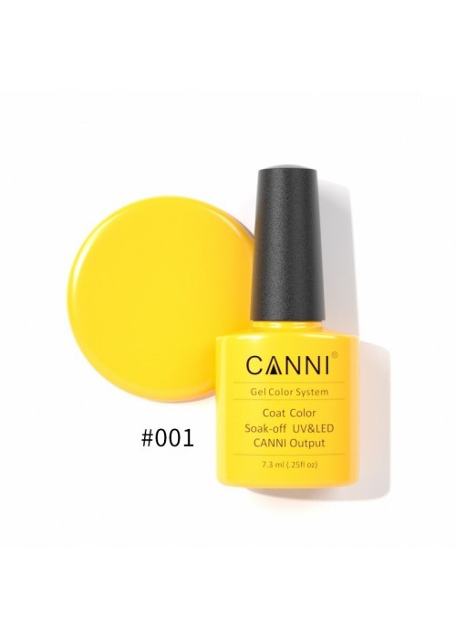 CANNI HYBRID NAIL COLOR N.001 7.3ML MANGO YELLOW