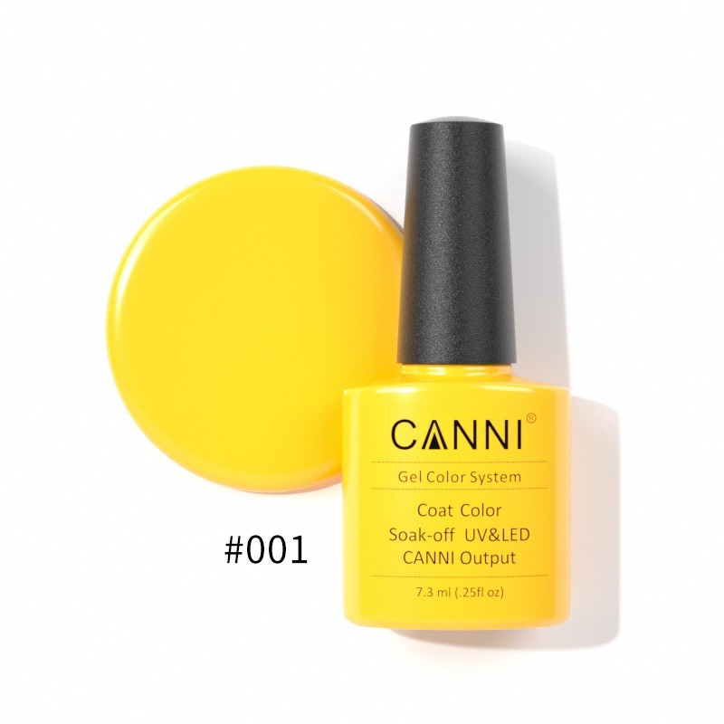 CANNI HYBRID NAIL COLOR N.001 7.3ML MANGO YELLOW