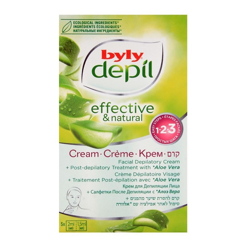 BYLY DEPIL EFFECTIVE AND NATURAL ΑΠΟΤΡΙΧΩΤΙΚΗ ΚΡΕΜΑ ALOE VERA 20ML