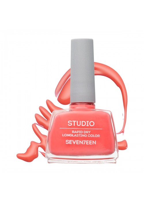 SEVENTEEN STUDIO RAPID DRY LONGLASTING COLOR NAIL N.161 LIMITED EDITION 12ML