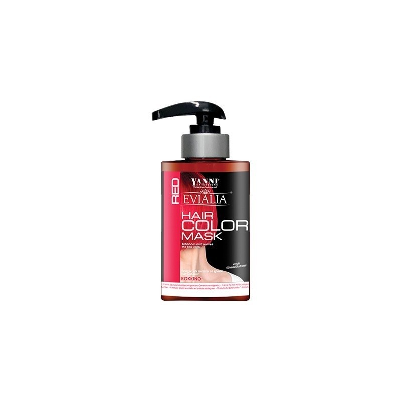 YANNI EVIALIA ΜΑΣΚΑ ΜΑΛΛΙΩΝ COLOUR RED 300ML