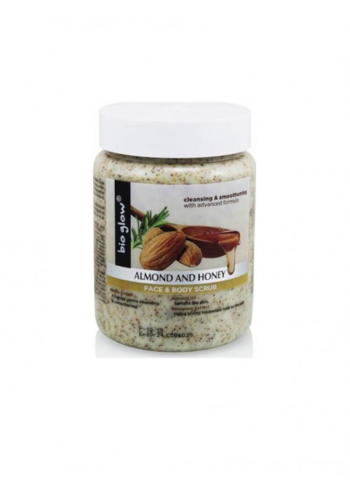 BIO GLOW FACE BODY SCRUB ALMOND AND HONEY 500ML