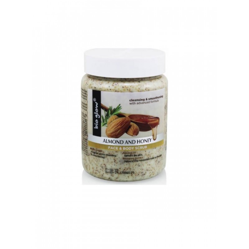 BIO GLOW FACE BODY SCRUB ALMOND AND HONEY 500ML